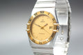 1993 Near MINT OMEGA Constellation 32mm 396.1070.1 Quartz Gold Dial Men Vintage