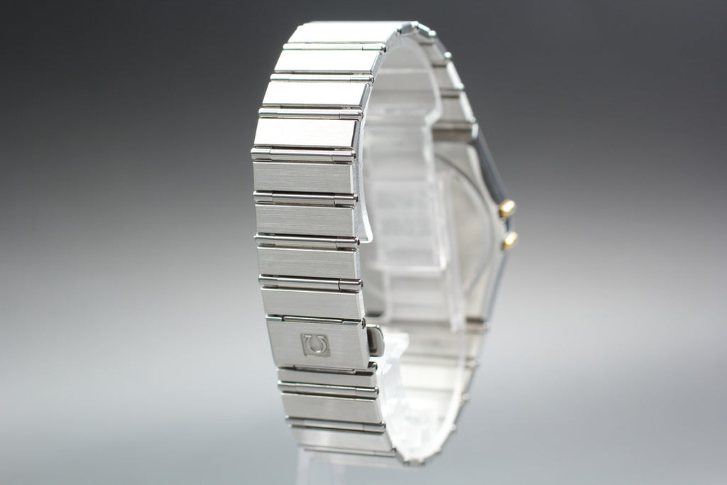 1993 Near MINT OMEGA Constellation 32mm 396.1070.1 Quartz Gold Dial Men Vintage