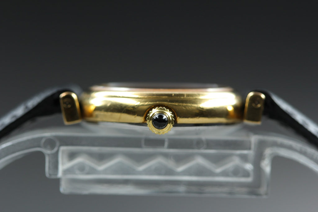 1979 Near MINT OMEGA De Ville 22mm 511.0565 Manual Gold Dial Women's Vintage