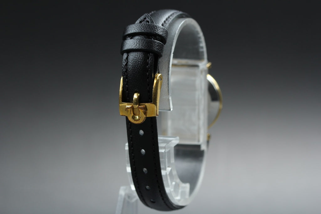 1979 Near MINT OMEGA De Ville 22mm 511.0565 Manual Gold Dial Women's Vintage