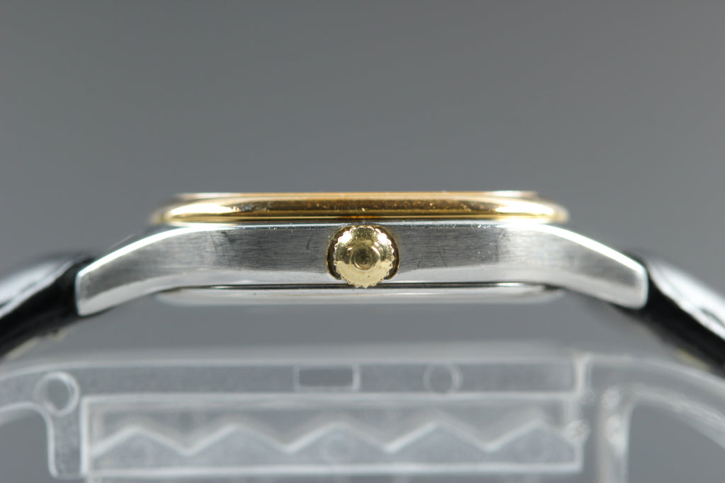 1985 Near MINT OMEGA Seamaster 22mm 796.0875 Quartz Roman Dial Women's Vintage