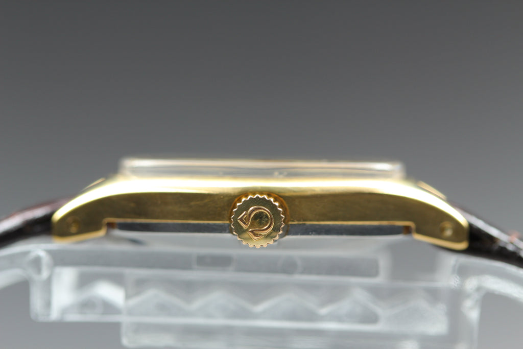 1969 MINT OMEGA De Ville Meister 22mm 511.291 Manual Gold Dial Women's Vintage