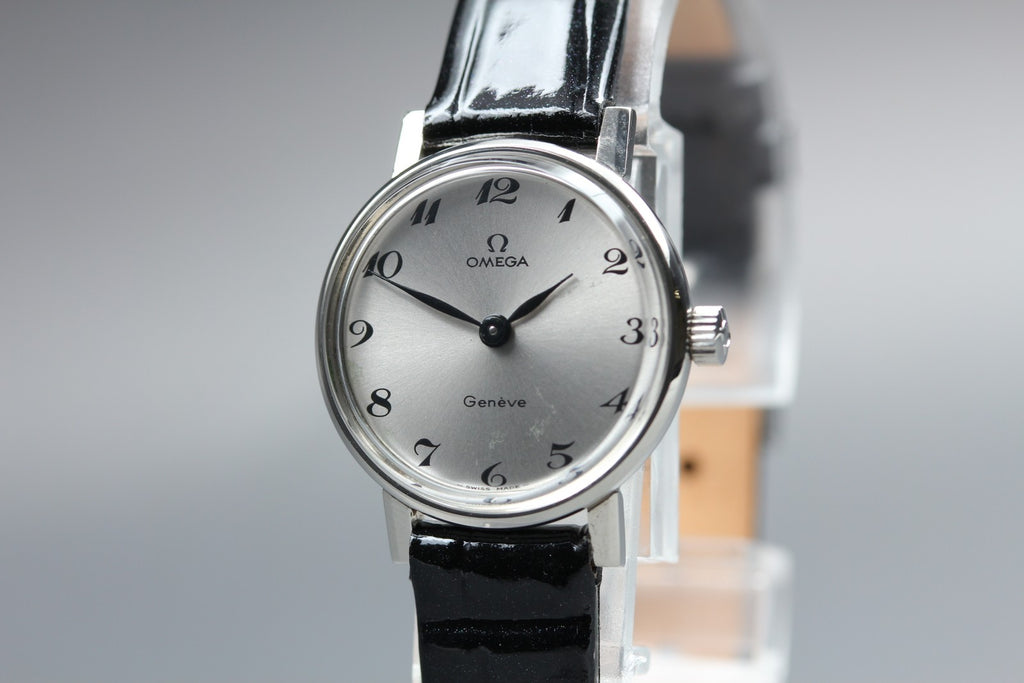 1969 Near MINT OMEGA Geneve 23mm 511.457 Manual Breguet Dial Women Vintage