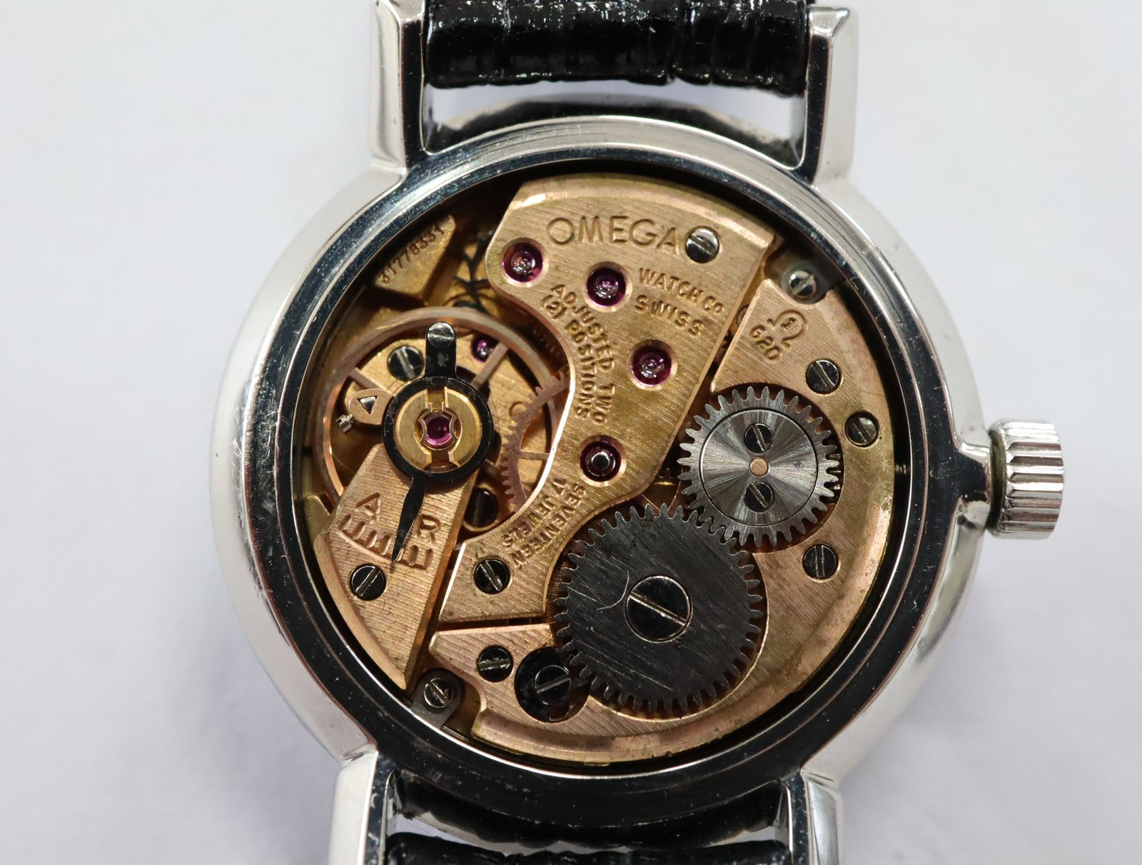 1969 Near MINT OMEGA Geneve 23mm 511.457 Manual Breguet Dial Women Vintage