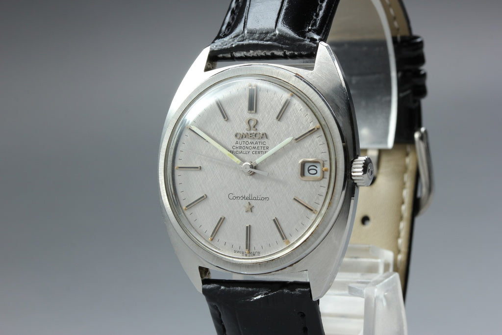 1969 Near MINT OMEGA Constellation 35mm 168.017 Automatic Silver Men's Vintage