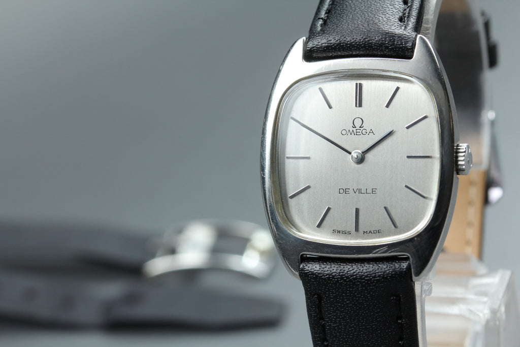 1978 MINT OMEGA De Ville 25mm 511.0531 Manual Wind Silver Dial Women's Vintage