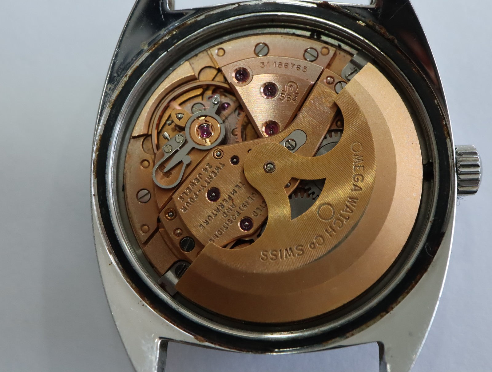 1969 Near MINT OMEGA Constellation 35mm 168.017 Automatic Silver Men's Vintage