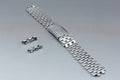 OMEGA Brick Bracelet FF518/1040 19mm Stainless steel Silver Men's Vintage Exc+5