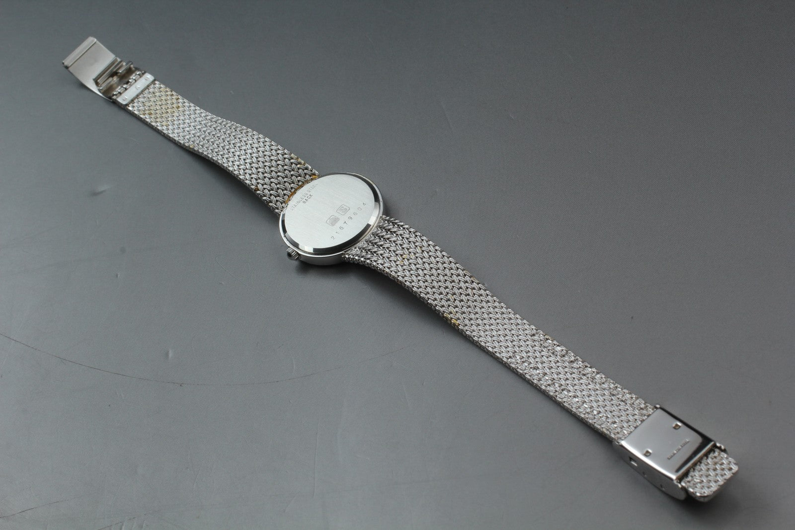 LONGINES 961 3320 22mm Quartz Stainless Steel Silver Dial Women's Vintage Exc+5