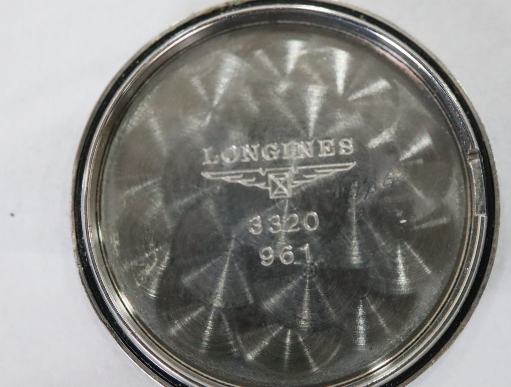 LONGINES 961 3320 22mm Quartz Stainless Steel Silver Dial Women's Vintage Exc+5
