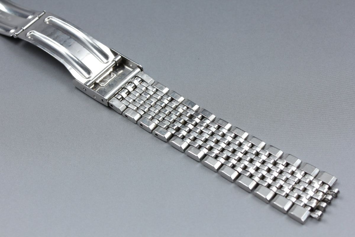 Near MINT OMEGA Seamaster Bracelet FF800/1444 18mm Stainless Steel Men's Vintage