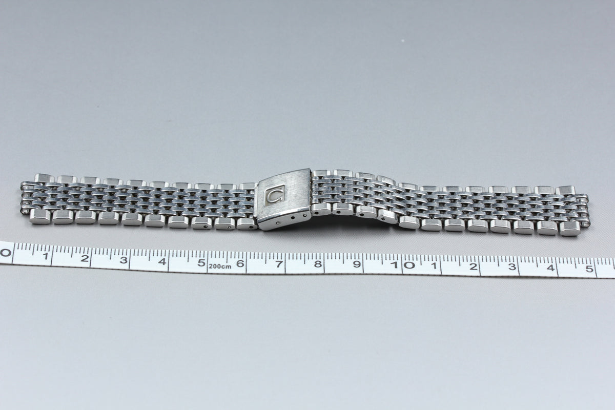 Near MINT OMEGA Seamaster Bracelet FF800/1444 18mm Stainless Steel Men's Vintage