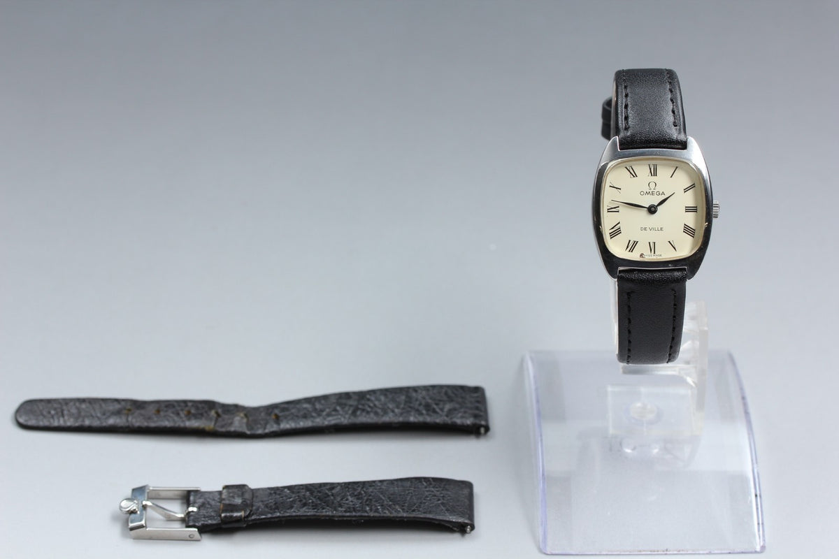 1975 OMEGA De Ville 25mm 511.0531 Manual White Roman Dial Women's Vintage Exc+5
