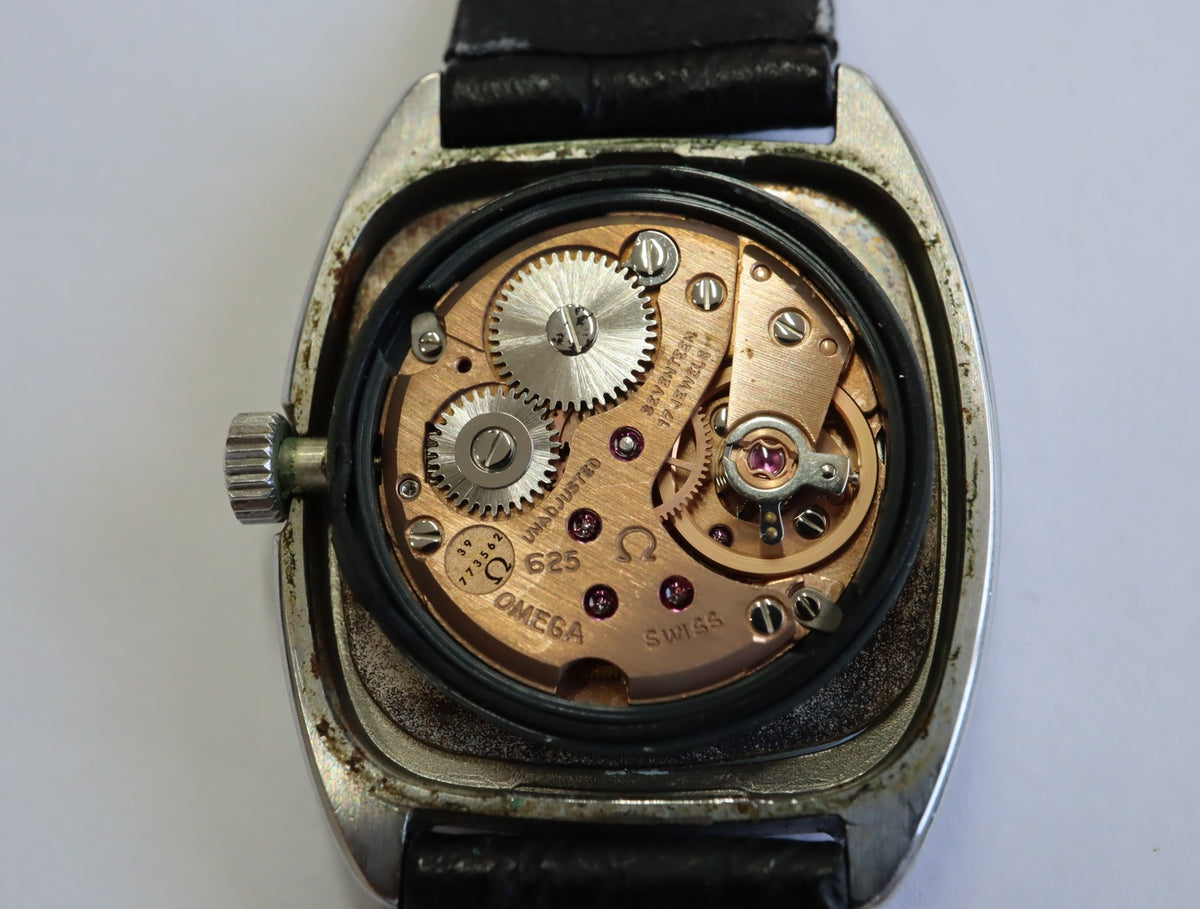 1975 OMEGA De Ville 25mm 511.0531 Manual White Roman Dial Women's Vintage Exc+5