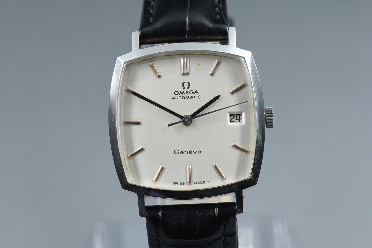 1971 Near MINT OMEGA Geneve 31mm 162.0042 Automatic Silver Dial Men's Vintage