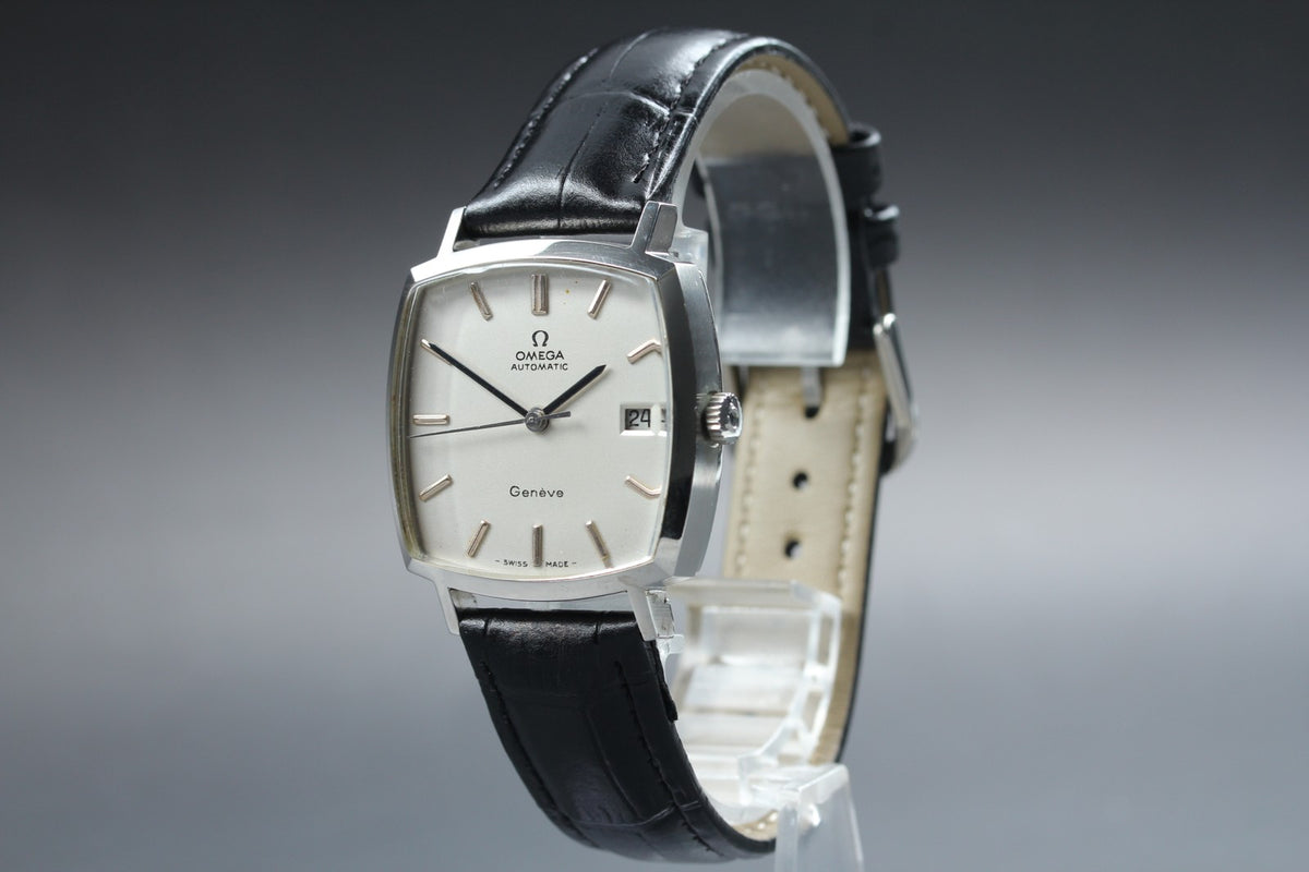 1971 Near MINT OMEGA Geneve 31mm 162.0042 Automatic Silver Dial Men's Vintage