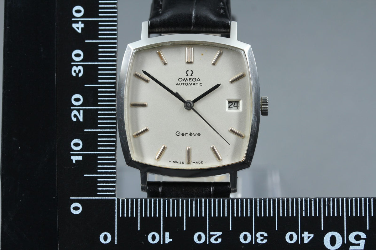 1971 Near MINT OMEGA Geneve 31mm 162.0042 Automatic Silver Dial Men's Vintage