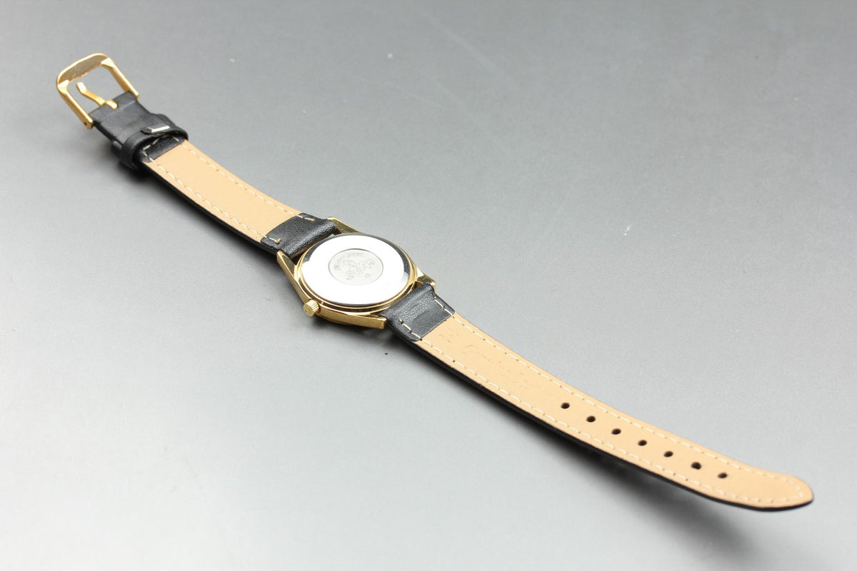 1982 OMEGA Seamaster 25mm 596.0035 Quartz Gold Plated Women's Vintage Exc+5