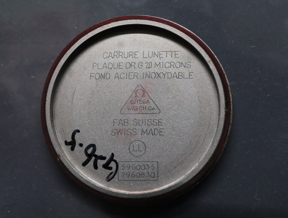 1982 OMEGA Seamaster 25mm 596.0035 Quartz Gold Plated Women's Vintage Exc+5