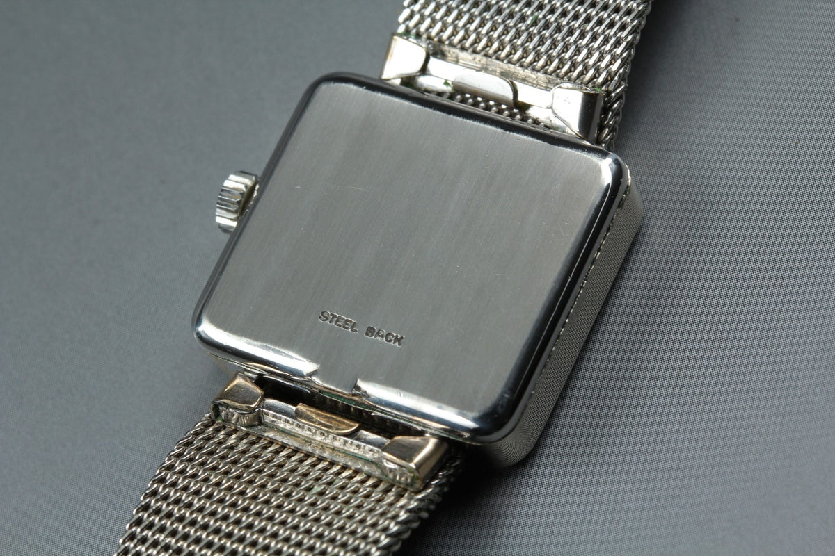 1973 Near MINT OMEGA De Ville 25mm 511.444 Manual Navy Dial Women's Vintage