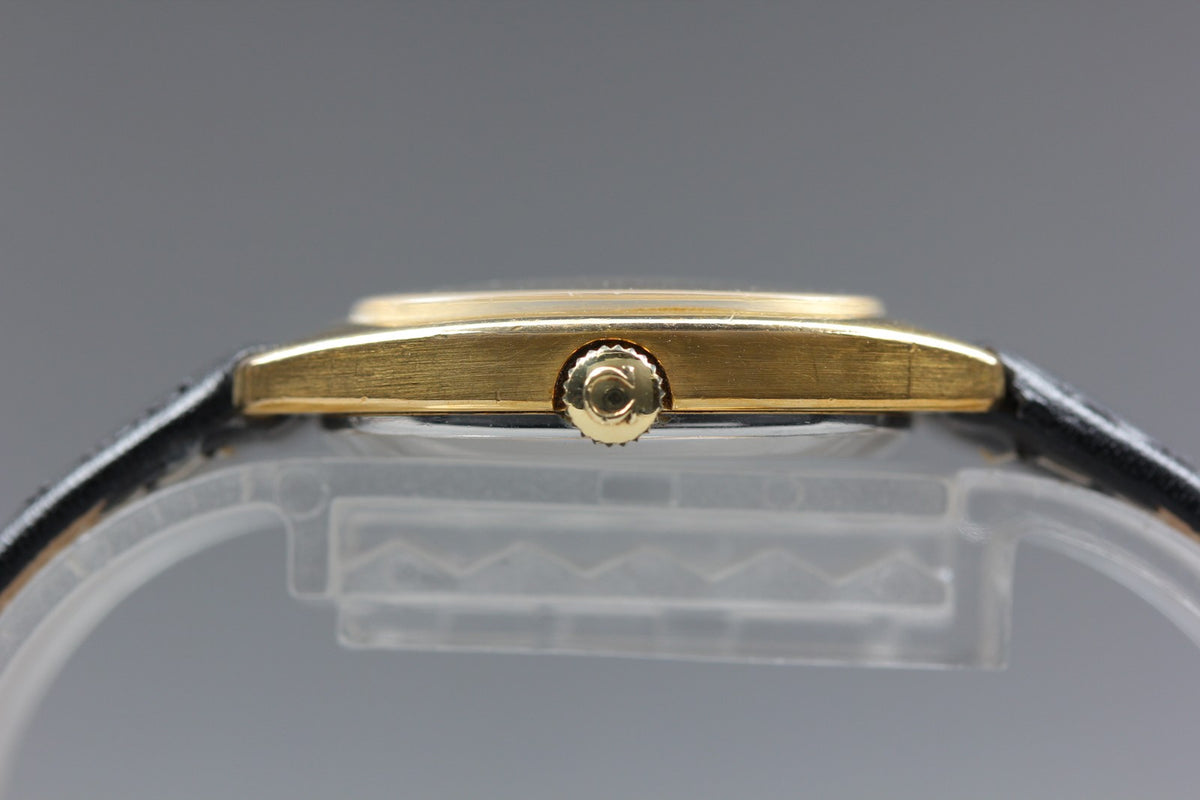 1977 Near MINT OMEGA De Ville 25mm 511.0531 Manual Gold Dial Women's Vintage