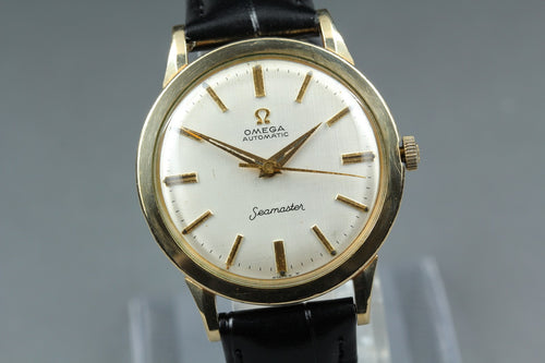 1964 Near MINT OMEGA Seamaster 34mm L6298 Automatic Champagne Dial Men's Vintage