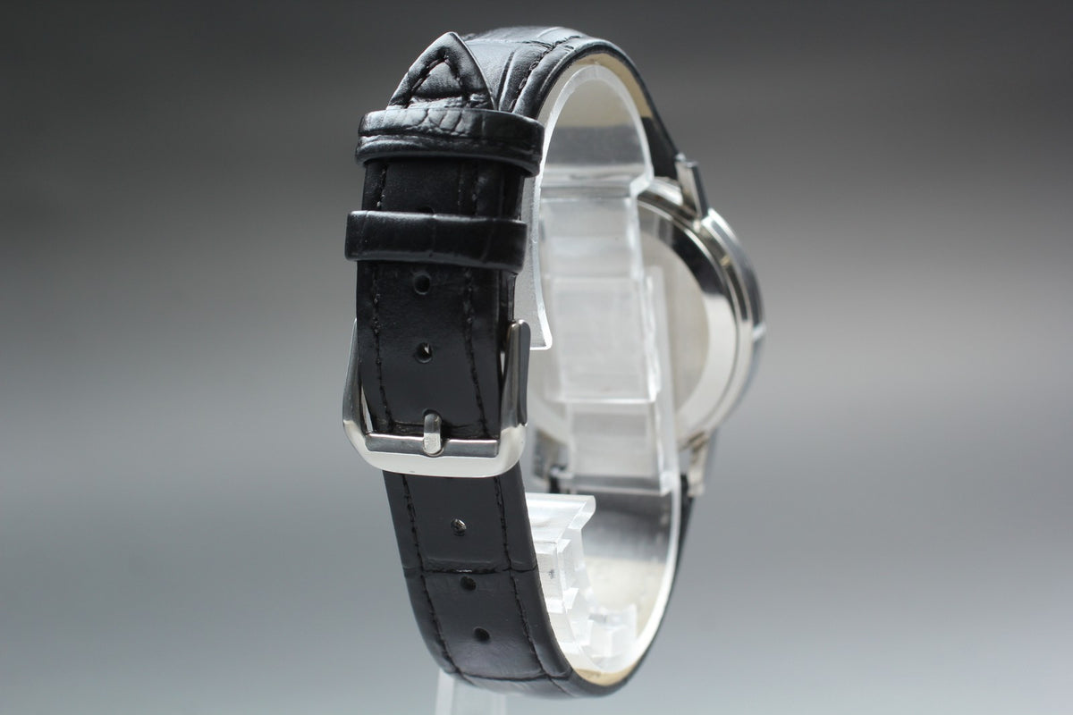 1974 Near MINT OMEGA Seamaster 35mm 166.0209 Automatic Black Dial Men's Vintage