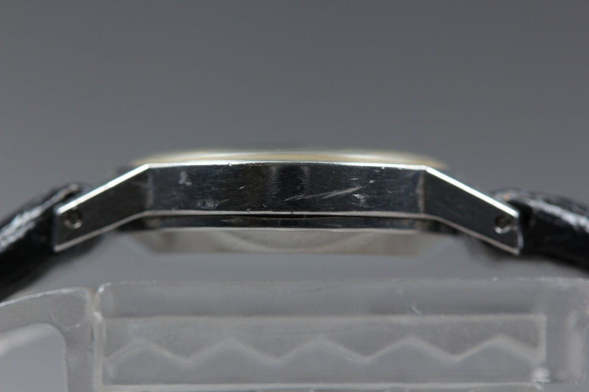 1973 Near MINT OMEGA Geneve 20mm 511.0451 Manual Black Dial Women's Vintage