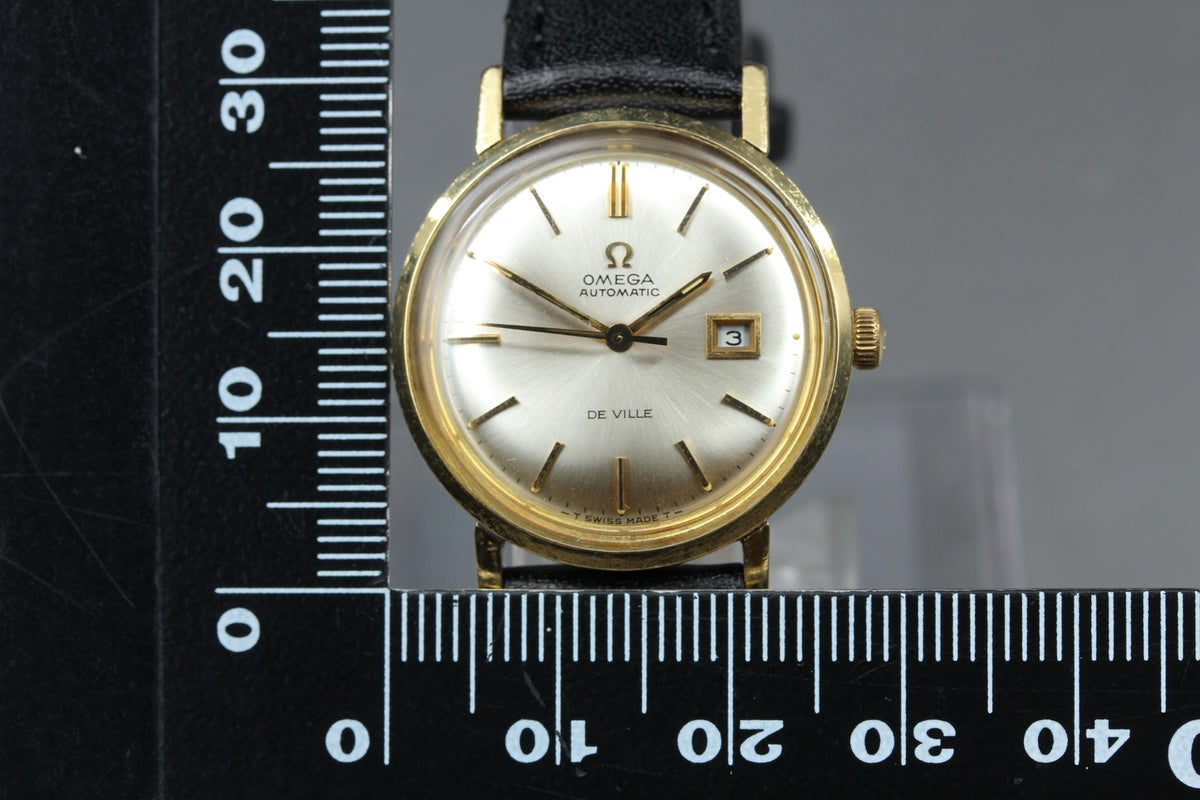 Near MINT OMEGA Seamaster De Ville 27mm Automatic Champagne Dial Women's Vintage