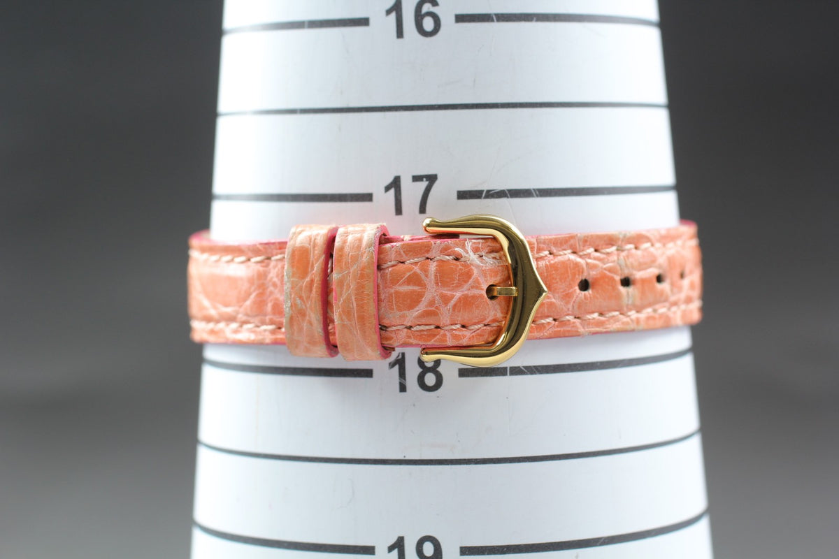 Near MINT Cartier Must de Vendome SM 24mm 590004 Vermeil SV925 Quartz Women's