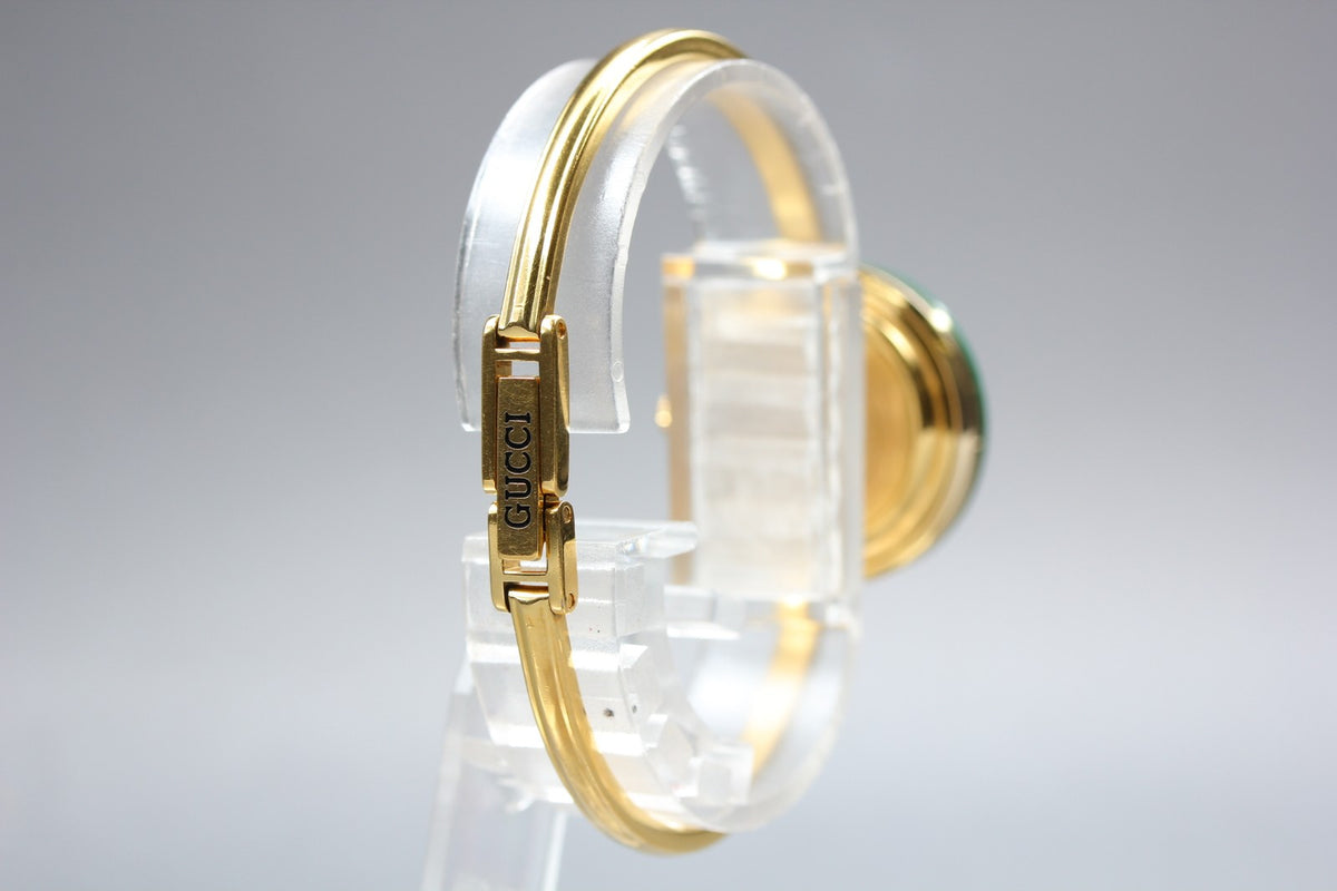 Full Set Near MINT GUCCI Change Bezel 12 Colors 26mm 11/12 Quartz White Women's