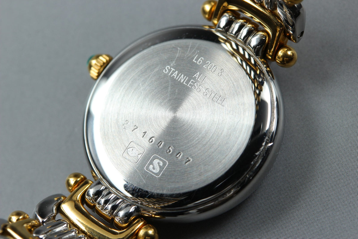 Near MINT/Box LONGINES 175 7567 22mm Quartz L6.200.3 White Roman Women's Vintage