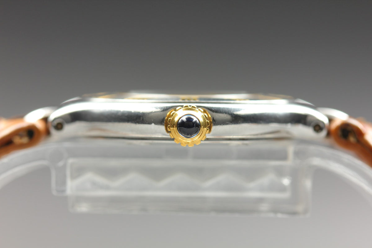 Near MINT Cartier Must 21 Vantian SM 28mm 1340 Quartz Silver Dial Women Vintage