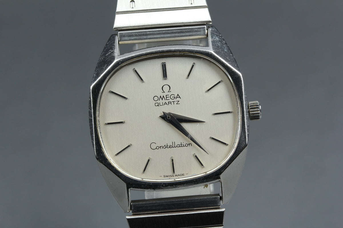 1977 Near MINT OMEGA Constellation 32mm 191.0016 Quartz Silver Men's Vintage
