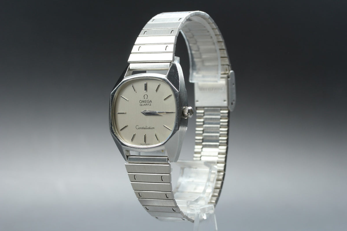 1977 Near MINT OMEGA Constellation 32mm 191.0016 Quartz Silver Men's Vintage