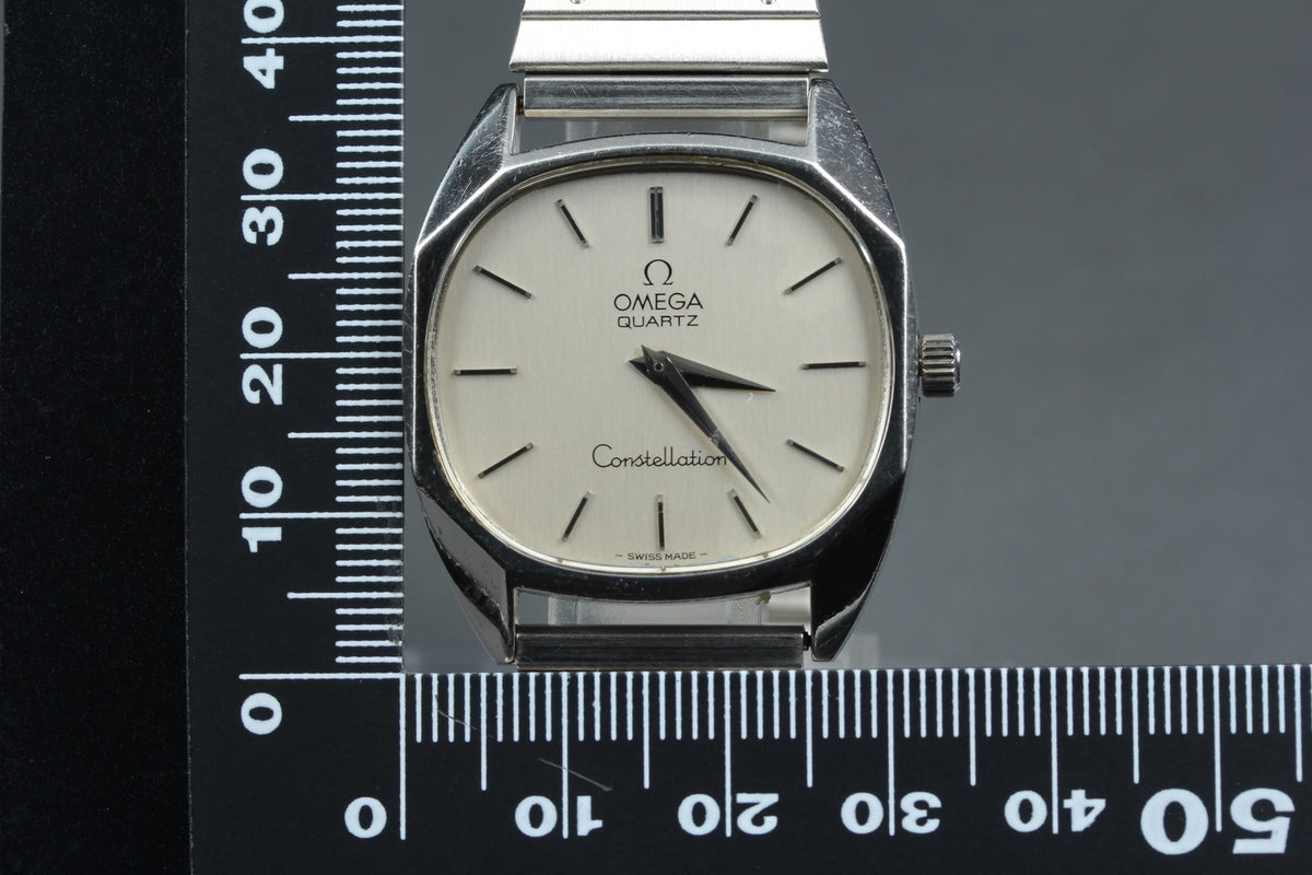 1977 Near MINT OMEGA Constellation 32mm 191.0016 Quartz Silver Men's Vintage