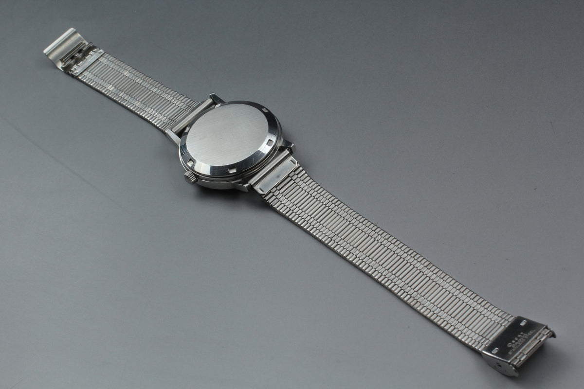 1972 Near MINT OMEGA Geneve 35mm 166.0163 Automatic Silver Dial Men's Vintage