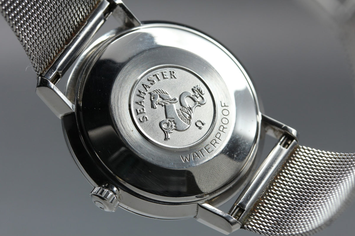 Near MINT OMEGA Seamaster De Ville 34mm Automatic Silver Dial Men's Vintage