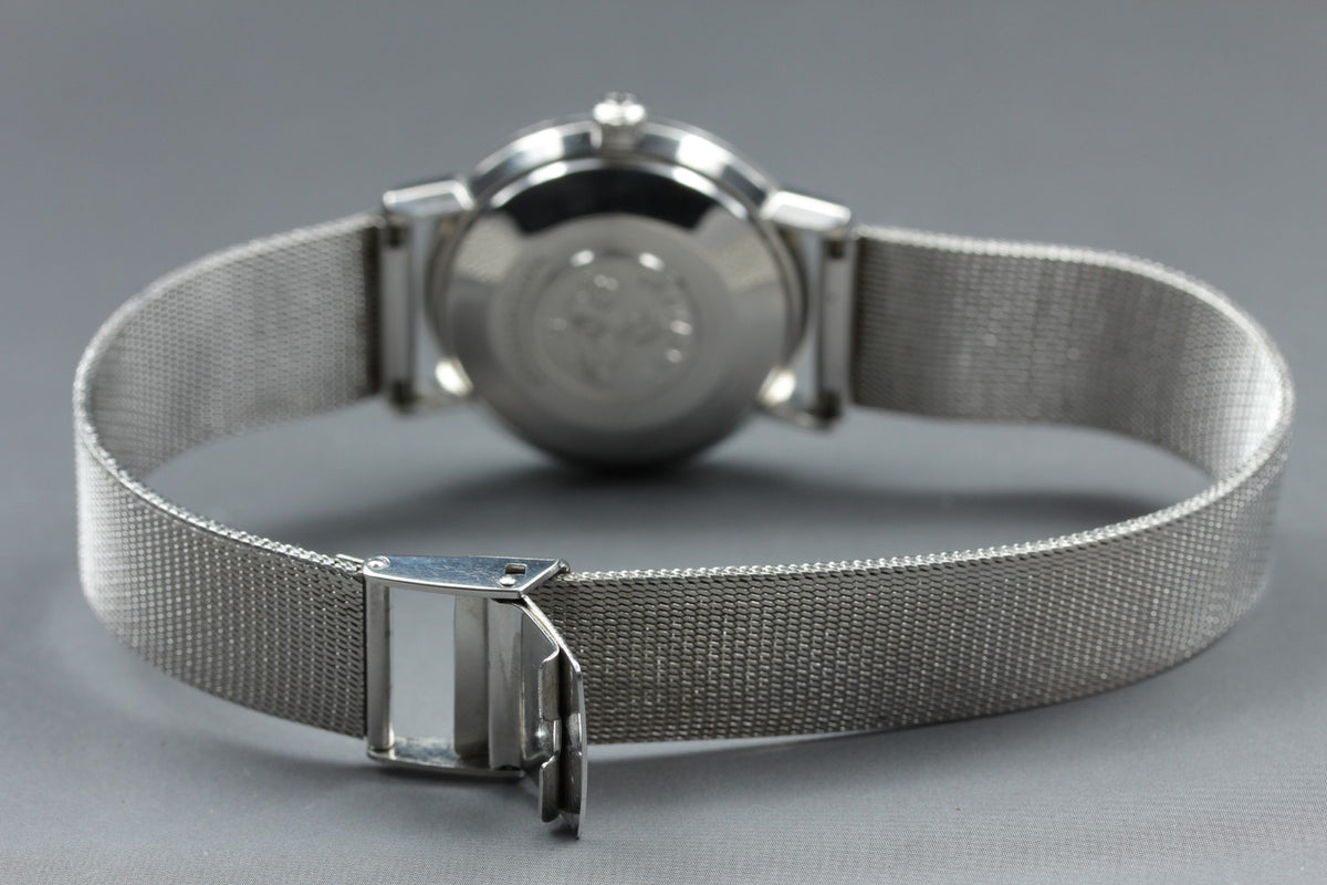 Near MINT OMEGA Seamaster De Ville 34mm Automatic Silver Dial Men's Vintage