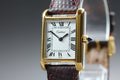 1970s Near MINT Cartier Pre Must Tank SM 20mm Manual White Roman Dial Women's