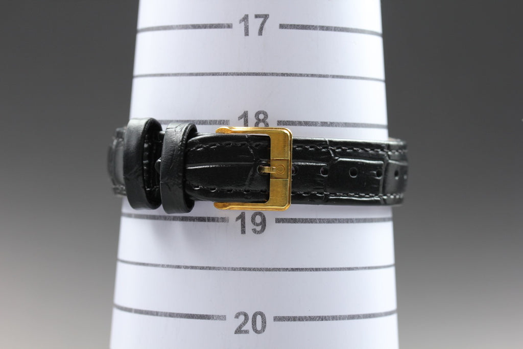 1982 Near MINT OMEGA De Ville 32mm 191.0130.1 Quartz Gold Dial Men's Vintage