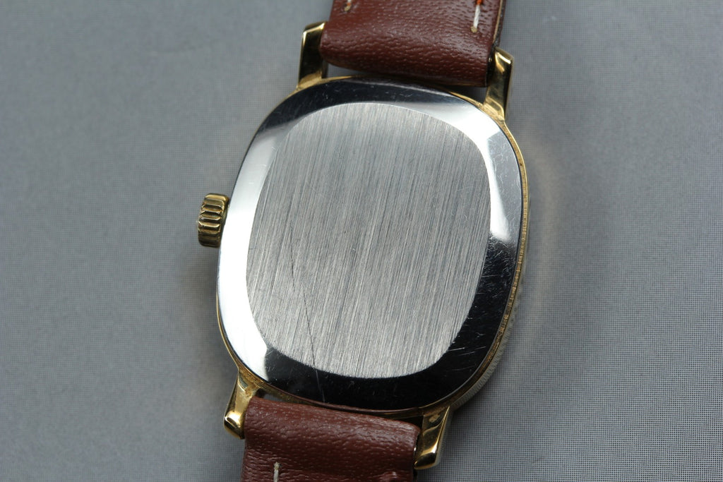 1975 Near MINT OMEGA De Ville 21mm 511.0509 Manual Gold Plated Gold Dial Women's