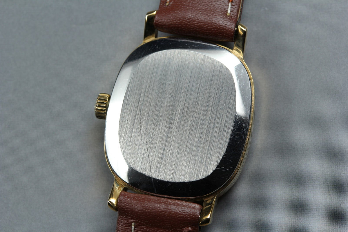 1975 Near MINT OMEGA De Ville 21mm 511.0509 Manual Gold Plated Gold Dial Women's