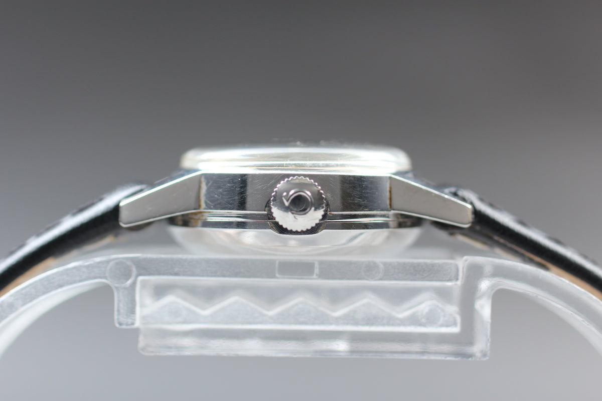 1969 Near MINT OMEGA Geneve 20mm 561.016 Automatic Silver Dial Women's Vintage