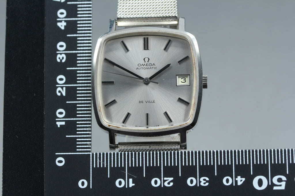1977 Near MINT OMEGA De ville 32mm 162.0060 Automatic Silver Dial Men's Vintage