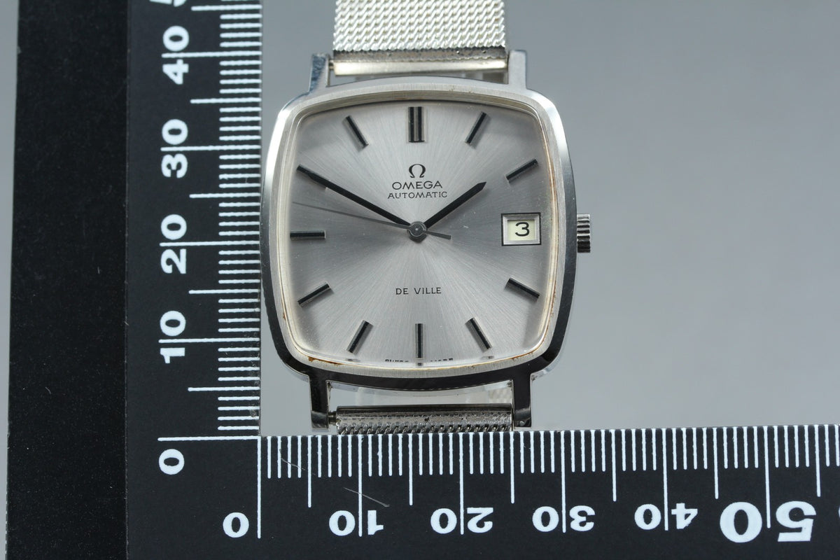 1977 Near MINT OMEGA De ville 32mm 162.0060 Automatic Silver Dial Men's Vintage