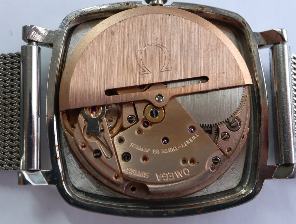 1977 Near MINT OMEGA De ville 32mm 162.0060 Automatic Silver Dial Men's Vintage