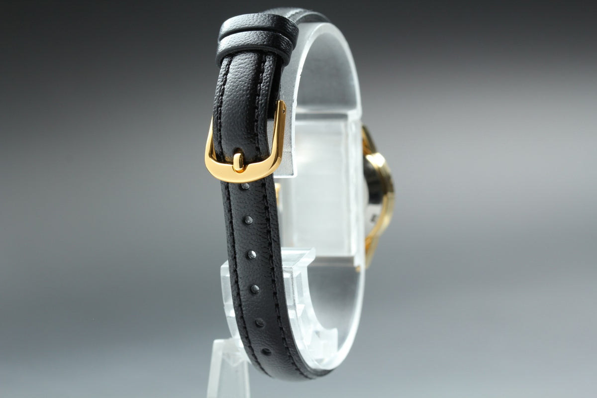 1973 Near MINT OMEGA Geneve 22mm 566.0045 Automatic Gold Dial Women's Vintage