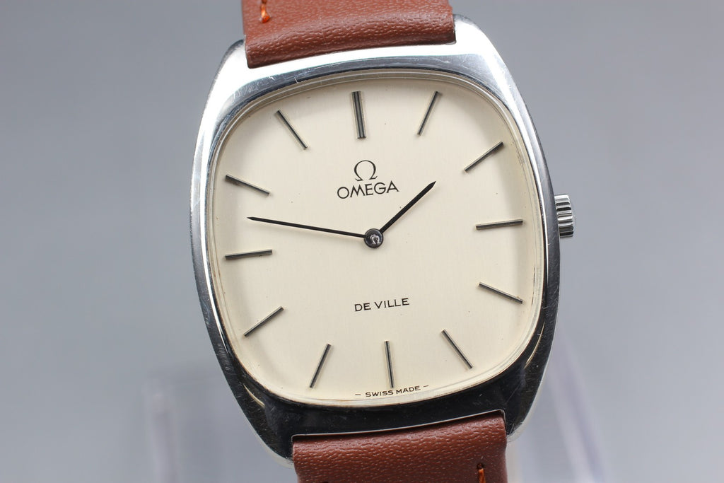 1978 Near MINT OMEGA De Ville 31mm 111.0139 Manual Silver Dial Men's Vintage