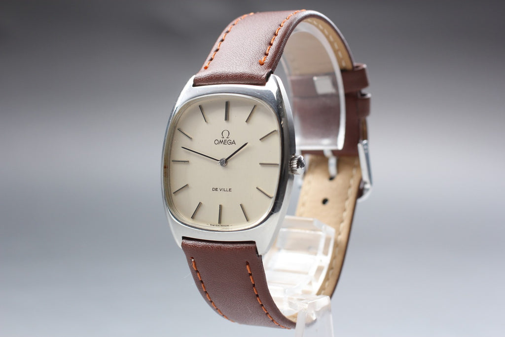 1978 Near MINT OMEGA De Ville 31mm 111.0139 Manual Silver Dial Men's Vintage